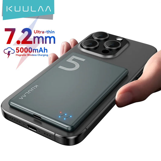 MagOn Power Bank 5000mAh Magnetic Ultra-Thin