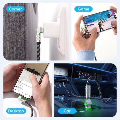 Kuulaa USB-C to USB-C 240W PD Cable 180° Rotation