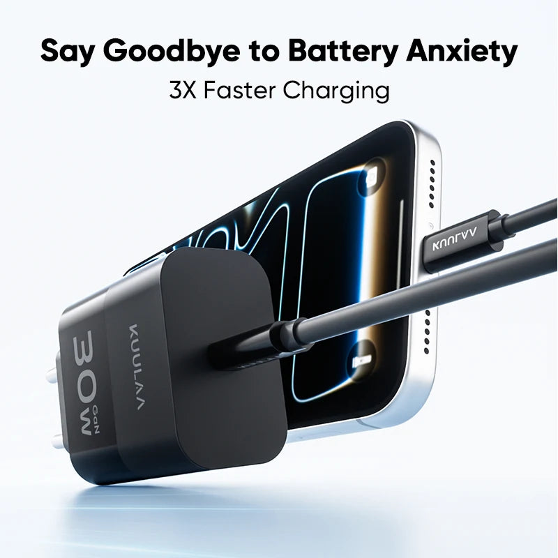 Kuulaa Mini GaN USB-C Charger 30W