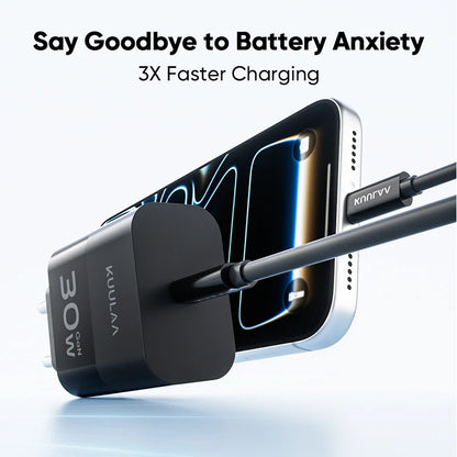 Kuulaa Mini GaN USB-C Charger 30W