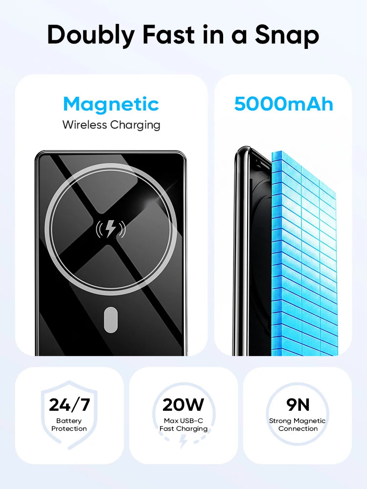 AHARGE Starry Night Ultra-Slim Magnetic Power Bank 5000mAh