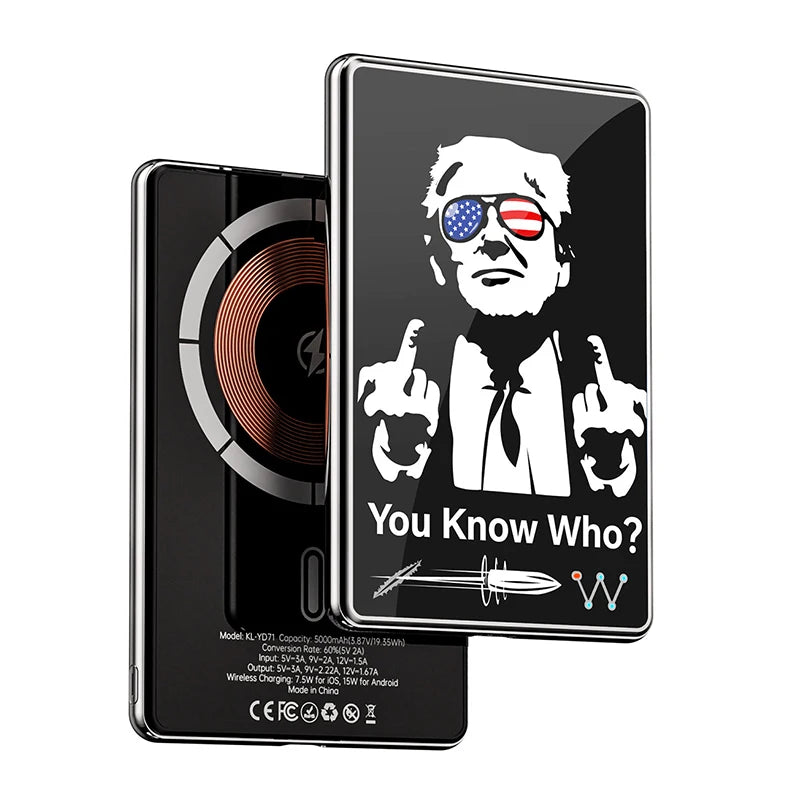 KUULAA Magnetic Power Bank 5000mAh Wireless 15W