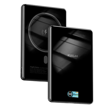 Black electronic device with 'KUULAA' branding on a white background