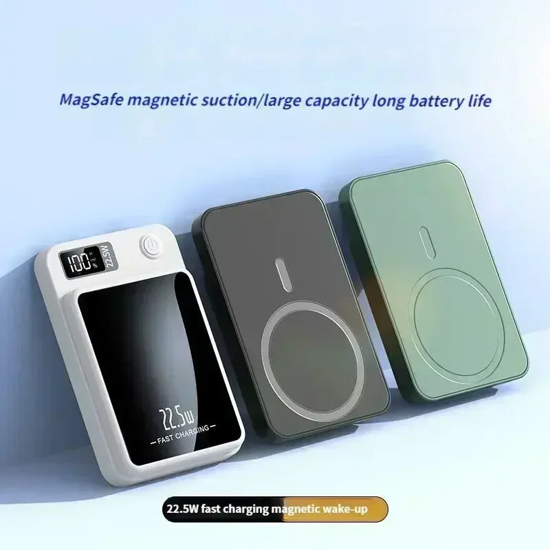Magnetic Wireless Power Bank 22.5W with Digital Display