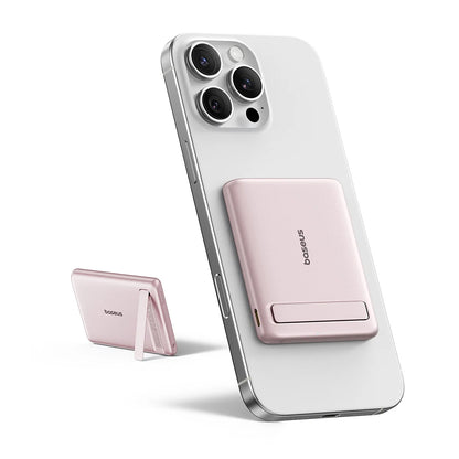 Baseus Qi2 Magnetic Power Bank 5000mAh Kickstand PD 20W