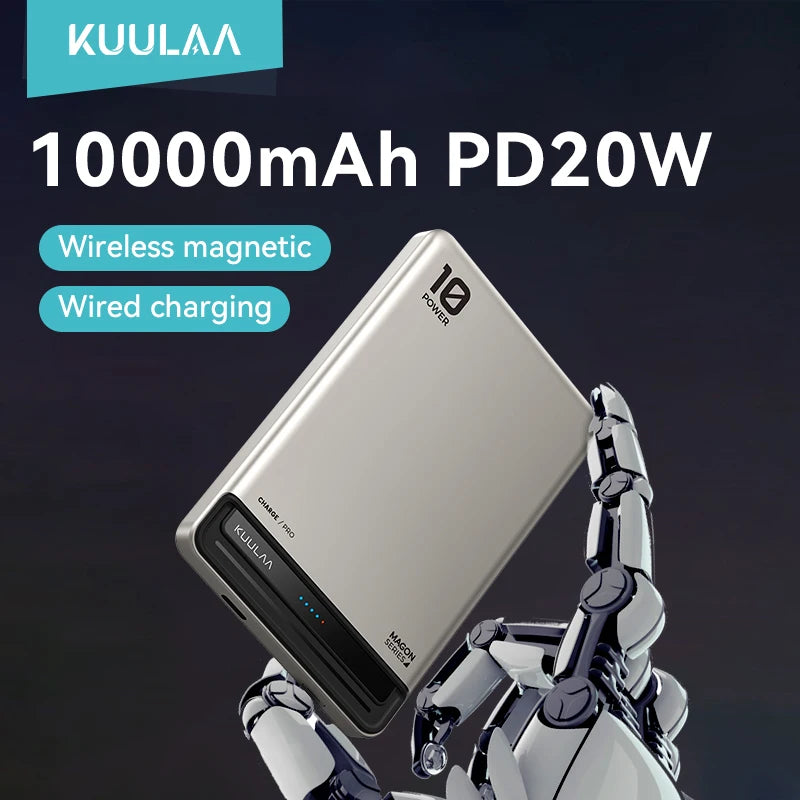 10000mAh Power Bank Magnetic Wireless 20W Fast Charging