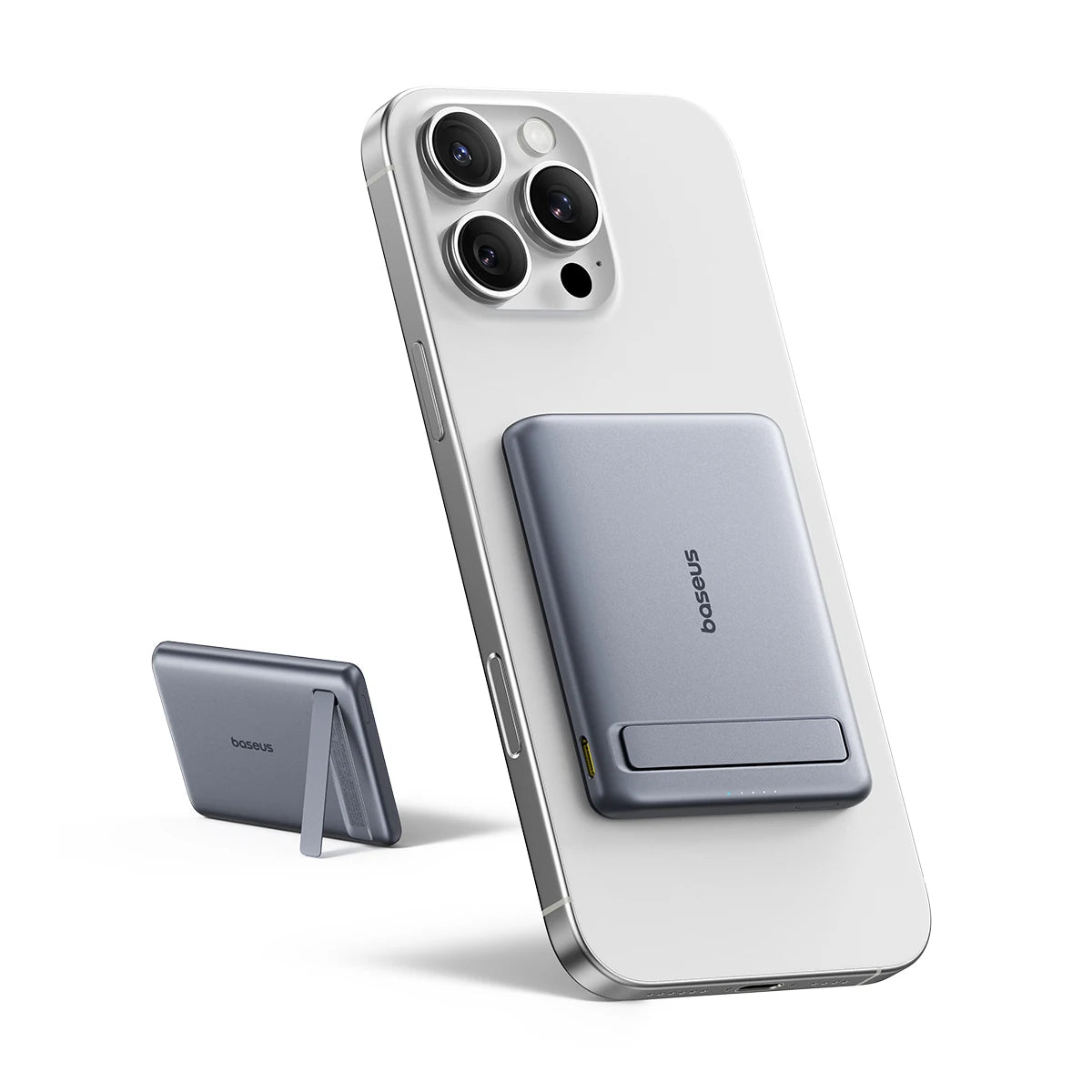 Baseus Qi2 Magnetic Power Bank 5000mAh Kickstand PD 20W