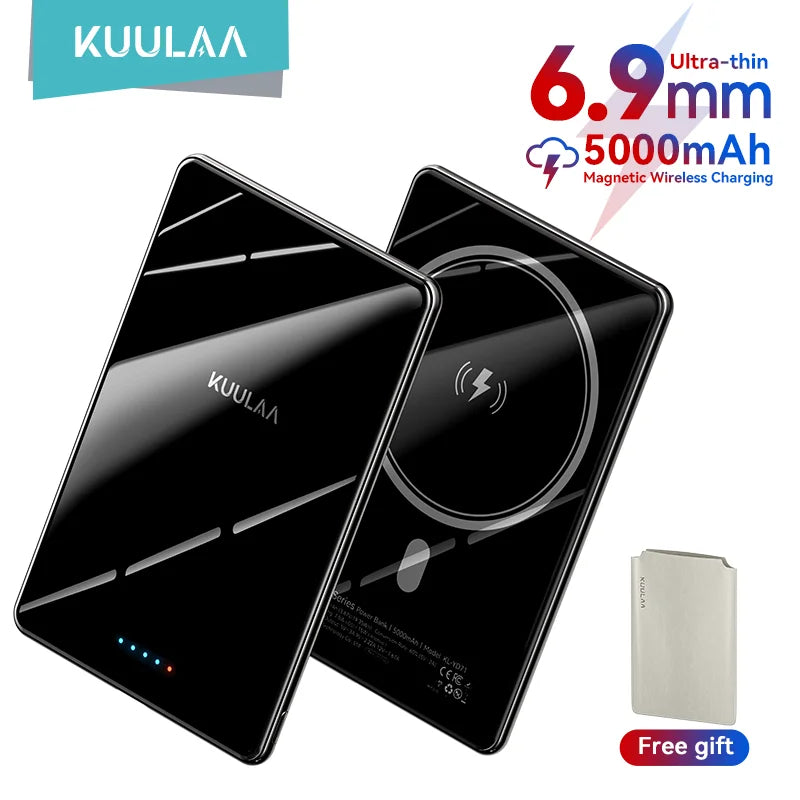 Magnetic Power Bank 5000mAh Wireless Portable Charger 20W